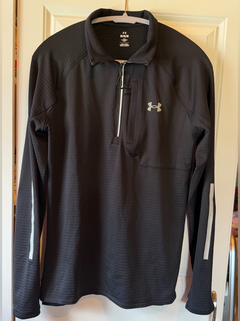Under Armour UA Launch Elite Cold Weather 1/2 Zip Pullover Black Men’s Medium